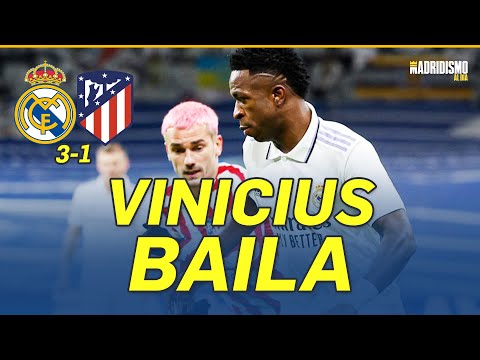 🔥🟢 VINICIUS BAILA | REAL MADRID 3 ATLÉTICO DE MADRID 1 😲✅