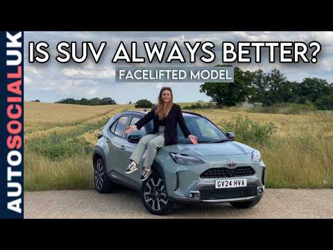 Facelift Toyota Yaris Cross Review - More powerful engine and screen upgrades! UK 4K