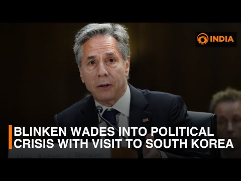 Blinken wades into political crisis with visit to South Korea | DD India News Hour