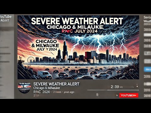 Severe Weather Alert: Chicago and Milwaukee Brace for Impact | RNC July 2024