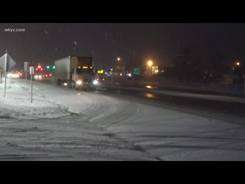 Wintry blast hits Northeast Ohio: 6:30 a.m. weather updates and road conditions