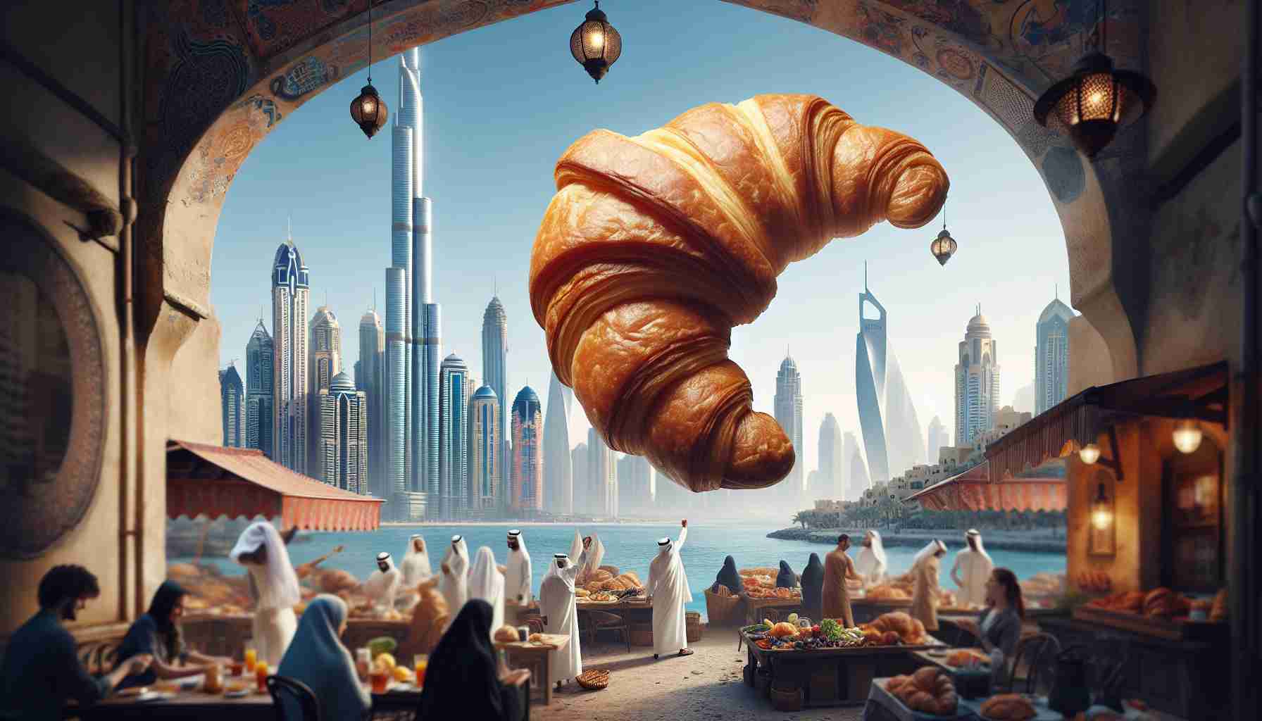 Savoring Dubai's Essence: The Croissant Reinvented