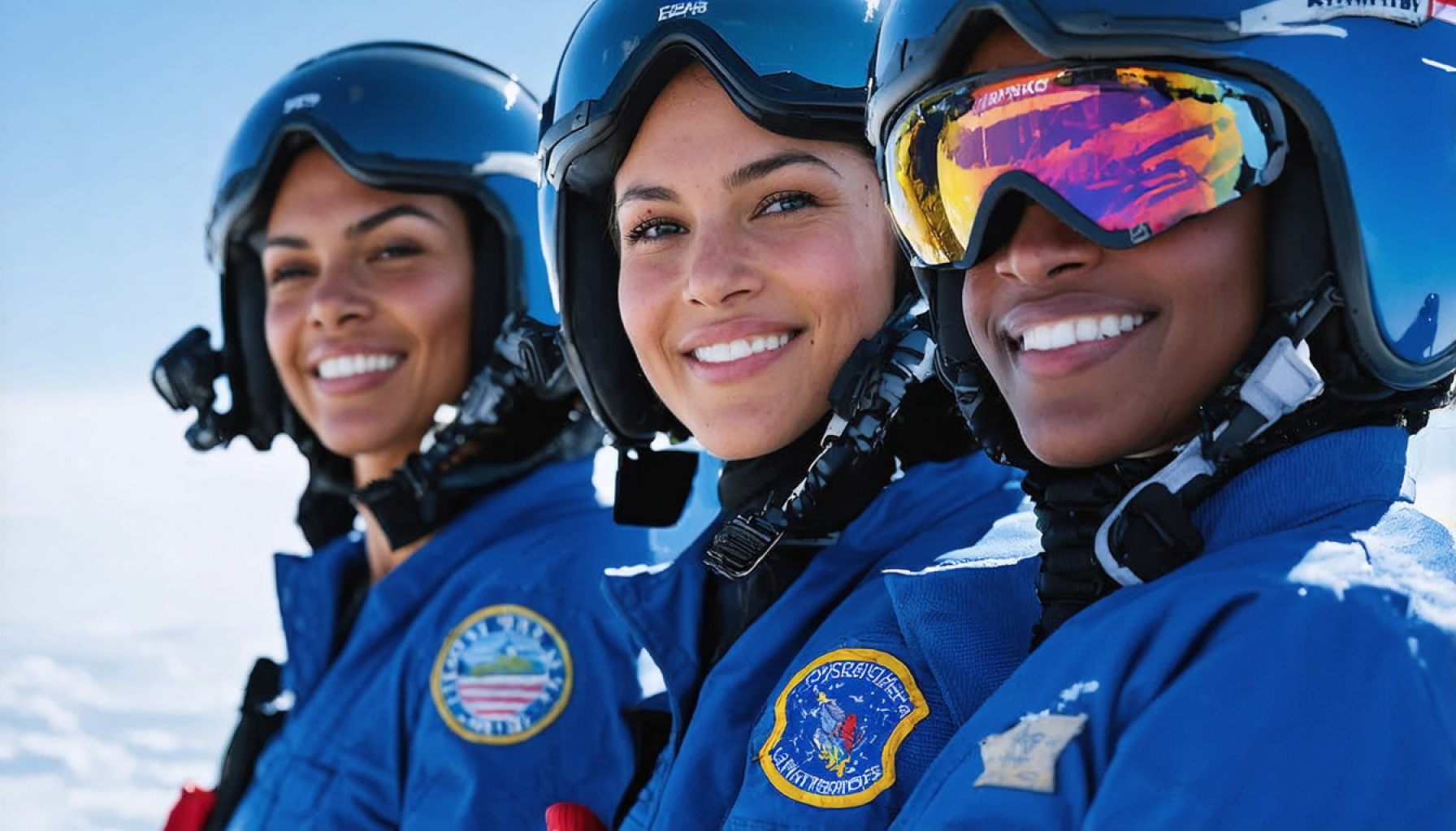 Breaking Boundaries: All-Female Crew Soars in Celebration of Women's Achievements