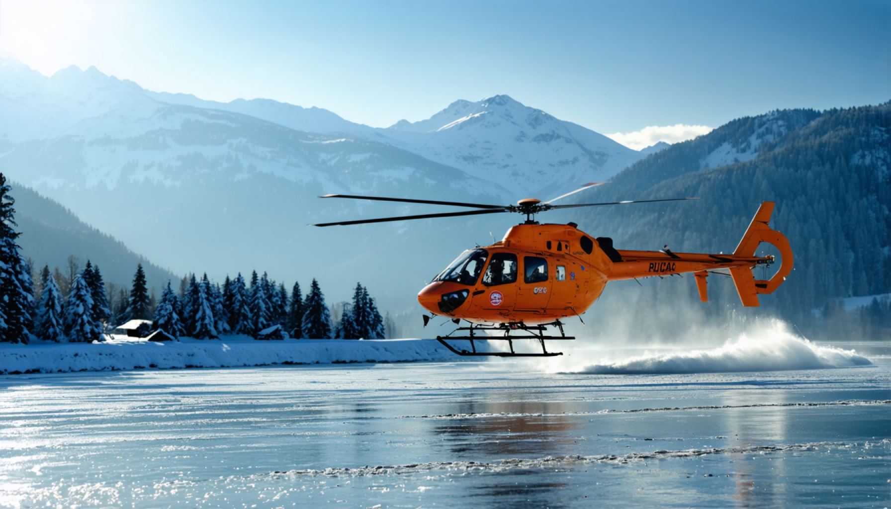 Helicopter Lifeline: Rescue Operation Unfolds as Adventure Turns Perilous at Frozen Eibsee